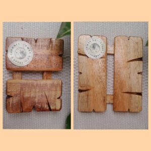 Jabonera de madera