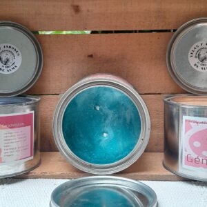 Velas de soja aromáticas en lata :"Signos"