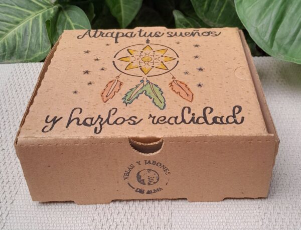 Combo Mimos al alma cajas pintadas a mano con cinta de raso - Imagen 3