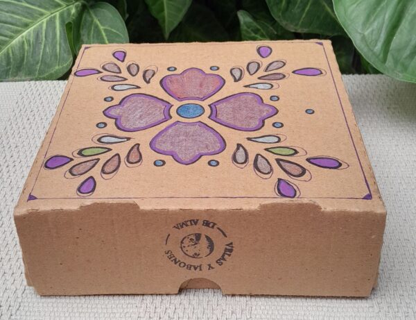 Combo Mimos al alma cajas pintadas a mano con cinta de raso - Imagen 4