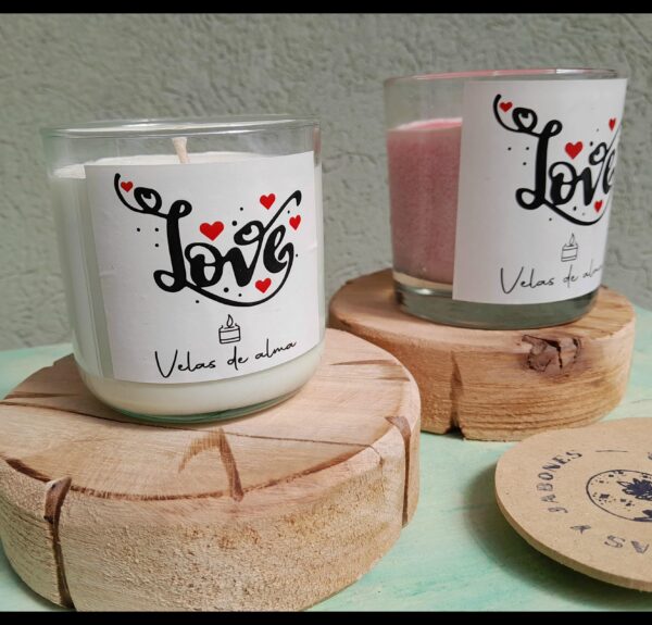 Vela se soja aromática "LOVE"